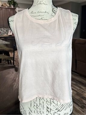 Lululemon Cut Back Crop Tank Ballet Slipper